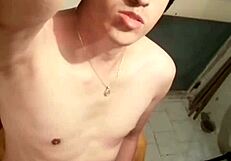 Blonde Takes Monster Cock Cum on Ass