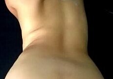 latina teen babe fucks sister doggy style and cums outside