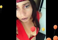 ginger paris gets dirty fingering her bbw pussy in the bathroom