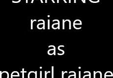 Petgirl Raiane explores her submissive desires with buttplug training, feeling every step