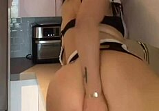 big-assed maid cleans everything spotless like a good servant