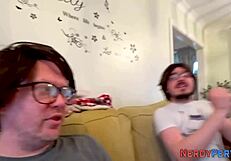 Amateur European Girl Tricks Nerd For First Tit Play