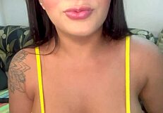 Video Call With Paty Bumbum's Hairy Big Ass Fetish