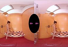 Stunning Teen Lexi Layo in Steamy Shower VR Sex Encounter