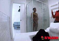 aura rodriguez interviews a rookie black guy and bangs him as secretary