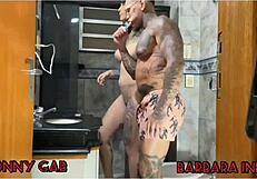 Barbara Inked Feels Good On The Bathroom Sink