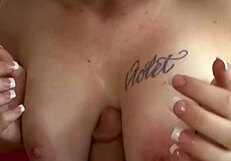 Busted German Babe Titjob