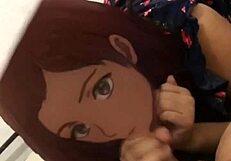 Otaku ofrecida me propone chuparmela, then we fuck doggystyle hard.