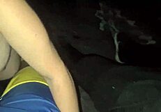 Old BBW Cums in Pussy During Doggystyle Blowjob at Club