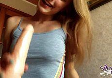 Peasbrained Slavic twat loves a good blowbang prior to dogging