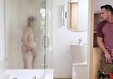 Retard pervert stepbrother, you only want my pussy for blowjobs and cowgirl rides in the shower.