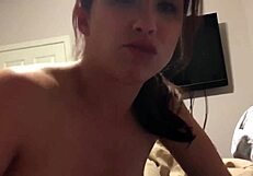 pretty girl does awesome sensual blowjob