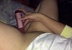 prostitute uses dildo for anal and pussy play