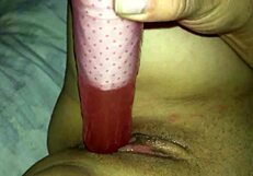 prostitute uses dildo for anal and pussy play