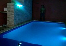 Big cock teases huge ass in intriguing contrast