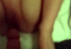 Footjob with a pregnant woman