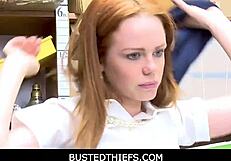ella hughes caught shoplifting, deepthroat punishment