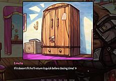 Feeling excited passing the boar guard for a hot naked bath