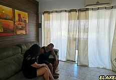 Hey, the couple invited a hung porn actor to fuck the wife at home and filmed it all