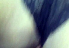 this couple is fucking that wet pussy so hard