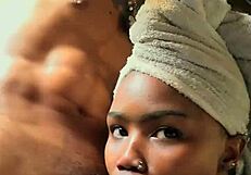 Naughty ebony teen 18+ with big ass fucks neighbor roughly