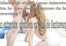 Young girl chats in interview then enjoys a special treat.