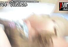 Young girl chats in interview then enjoys a special treat.