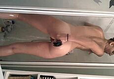 Sexual Teen 18+ Girl Takes Shower