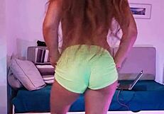 I enjoy watching my wife shake her huge ass in our homemade videos