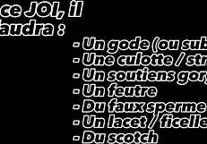 Hentai Character Gives Jerk Off Instructions in French
