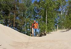 naked redhead in public outdoor reality setting