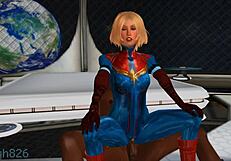 captain marvel embarks on secret mission