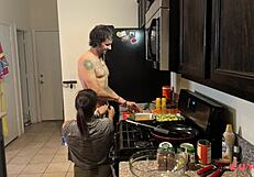 Hurry Double Penetration Before Thanksgiving Guests Arrive