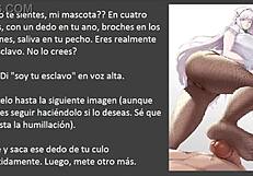 Femdom Jerk Off Instructions In Anime