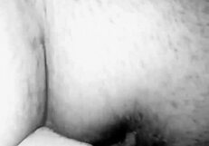 Novinha masturbates solo with shaved hairless body