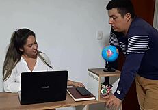 Sucking boss's pussy for a raise