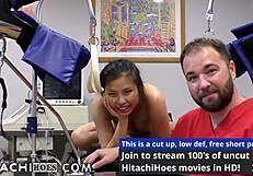 freshman raya nguyen moaning as doctor tampa uses toys on her pussy for orgasms in florida college physical