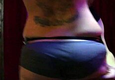 Inked Babe Nyx Tied Topless for Tickling