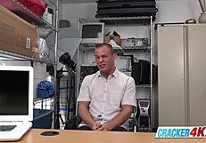 Hey, wanna see this thick black cock slam a muscled white dude?