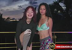 does this redhead get her pussy licked good?