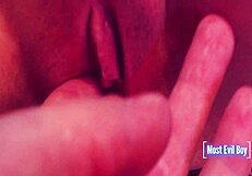 Fuck Friend's Shaved Pussy Cumshot