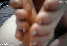 miley grey gives the sexiest footjob you've ever seen