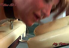 blackwidowxxx gets a new head tattoo