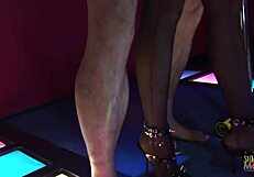 Sex On The Table With Brunette Milf's Small Tits And Piercing?