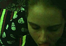 me and jess get intimate with some sucking and blowjob action on his cock