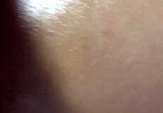 Husband feels his wife’s wet pussy during massage