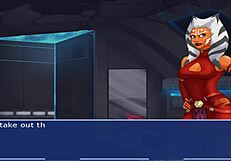 Star Wars orange trainer part 49 cosplay bang hot alien girls Sith