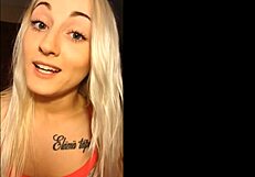 Gagged Blonde Secret in Bondage