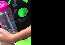 Young woman bends over for doggystyle sex in gym