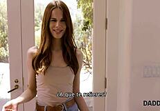 daddy4k's handsome guy helps fiery redhead hottie seek revenge on her son